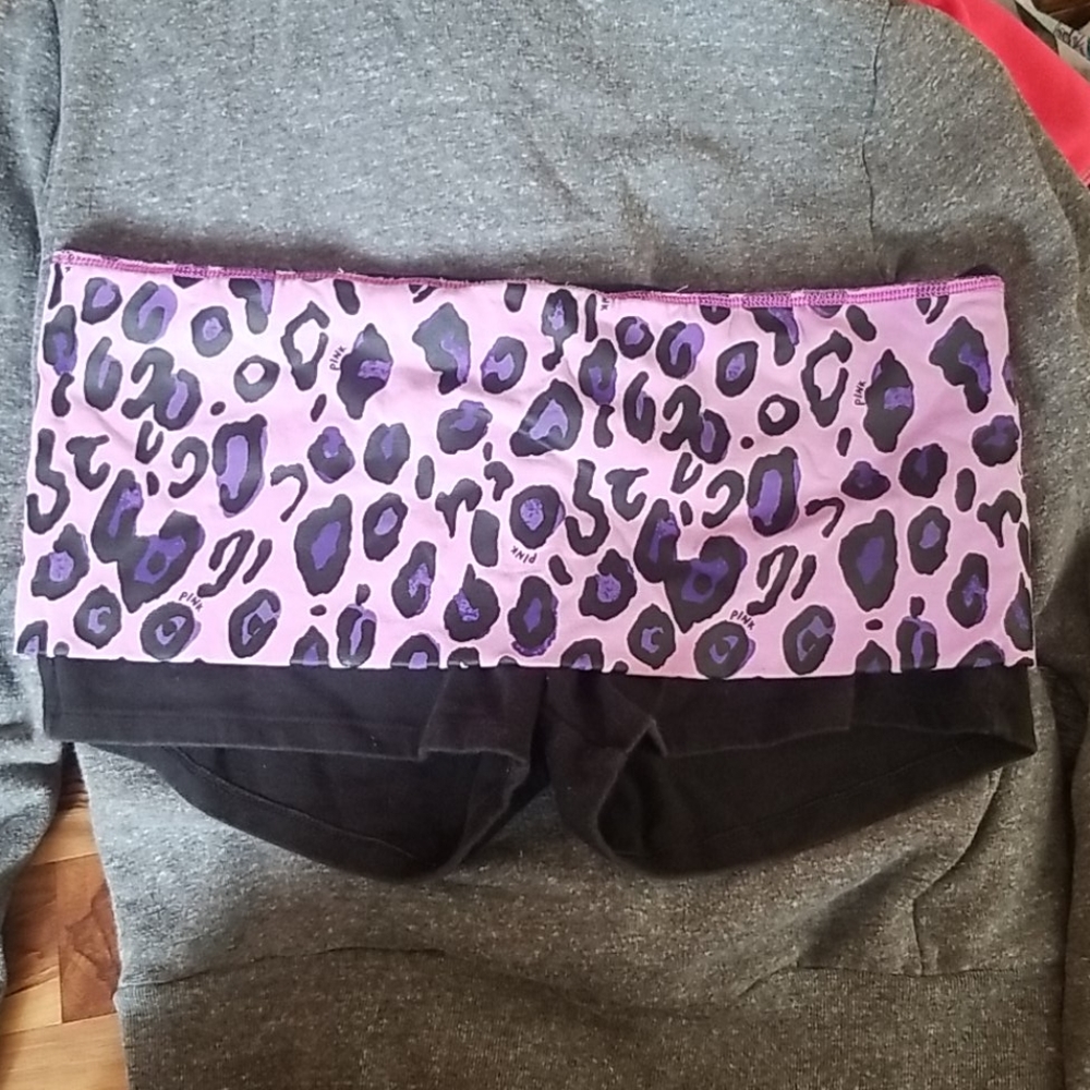 VS pink shorts